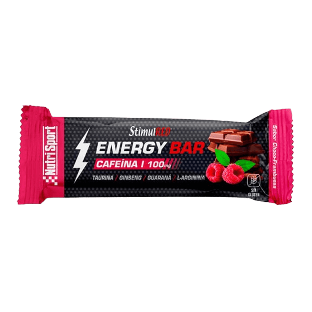 Barrita StimulRED Bar con Cafeína envase de 40g del fabricante Nutrisport - energéticos
