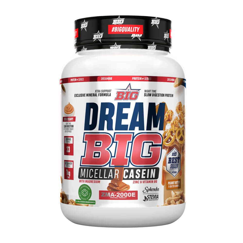 Big Dreams presentación de 1kg suplemento de caseina de BIG