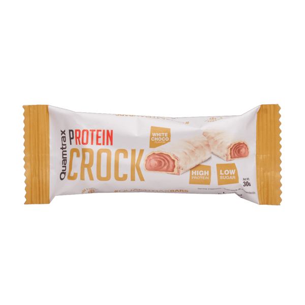Protein Crock envase de 30g de la marca Quamtrax de la sección repostería baja en calorías y proteica