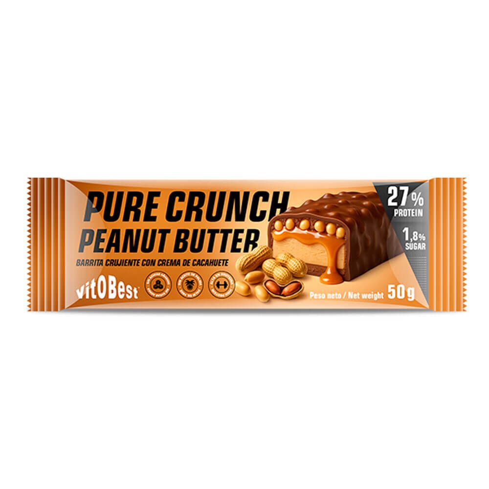 Pure Crunch Erdnussbutter-Riegel von VitoBest