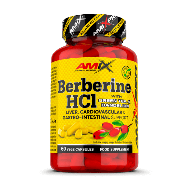 Berberina HCI de 60 cápsulas por AmiXpro® series en la sección de sistema circulatorio