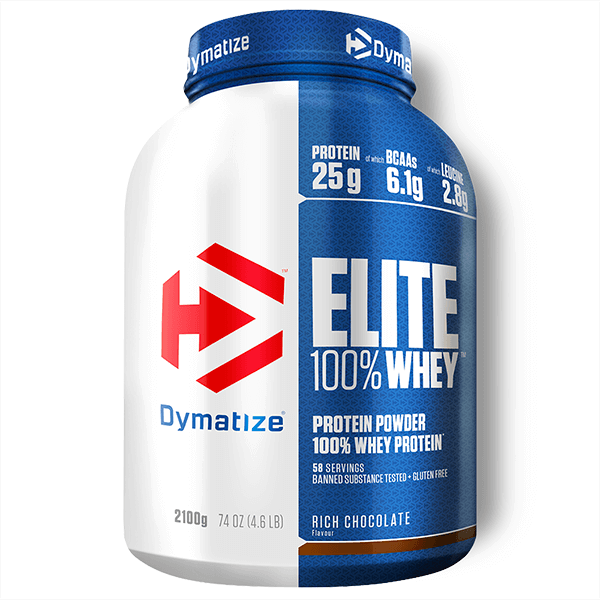 Elite Whey de 2,1 kg del fabricante Dymatize (Proteina de Suero Whey)
