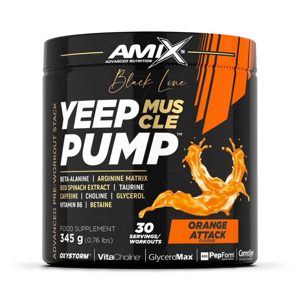 Yeep Pump envase de 345g suplemento de pre entreno de Amix Nutrition