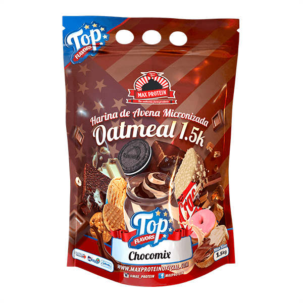 Maximaler Proteingehalt, Top-Aromen, Hafermehl - Max Protein 3