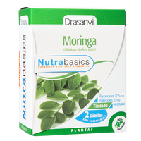 Moringa envase de 60 cápsulas vegetales de la marca Drasanvi (Antioxidantes)