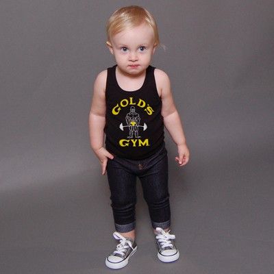 Gold S Gym Classic Joe Baby Gym T-Shirt - Gold's Gym 0