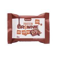Protein Brownie presentación de 43g suplemento de la sección repostería baja en calorías y proteica del fabricante Quamtrax