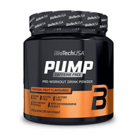 Pump Caffeine Free de 330g de Biotech USA suplemento de la sección pre entreno sin estimulantes