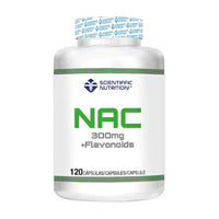 Nac 300mg + Flavonoides presentación de 120 cápsulas en la categoría antioxidantes de la marca Scientiffic Nutrition