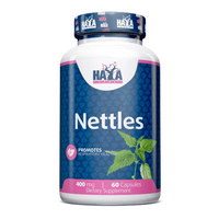 Nettles presentación de ortigas 400mg en la sección de sistema inmunológico del fabricante Haya Labs