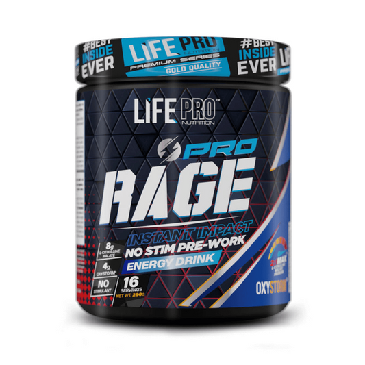 Life Pro's Stimulanzienfreies Wutmittel der Marke LifePRO in Pre-Workout ohne Stimulanzien