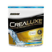Crealuxe envase de 250g hecho por IO.Genix de la sección creatina monohidrato