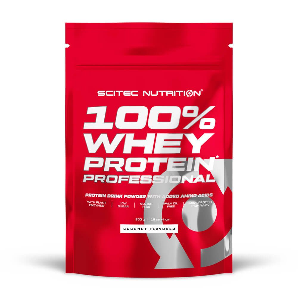 100% Whey Protein Professional presentación de 500g en la categoría proteina de suero whey hecho por Scitec Nutrition