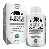 Hierro Complex envase de 60 cápsulas de la marca VitoBest (Minerales)