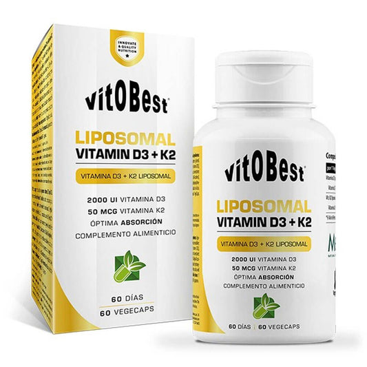 Vitobest Liposomales Vitamin D3 + K2 der Marke VitOBest in Vitamin D