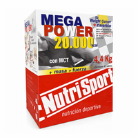 Mega Power 20.000 kcal de 40 sobres por Nutrisport - ganadores de peso con proteína