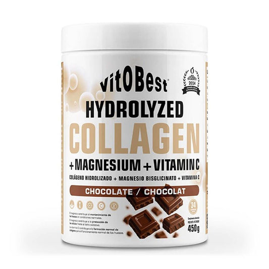 Hydrolysiertes Kollagen + Magnesium + Vitamin C von Vitobest der Marke VitOBest in Kollagen