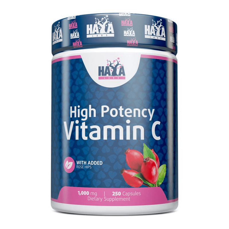 Hochwertiges Vitamin C mit Hagebutten 1000mg von Haya Labs - Haya Labs 1