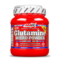 Glutamina Micro Powder presentación de 500g hecho por Amix Nutrition