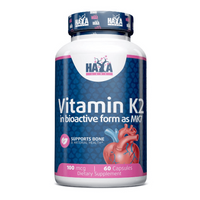 MK-7 Vitamina K2 100mcg bote de 60 cápsulas - vitaminas por Haya Labs