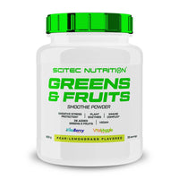 Greens & Fruits envase de 600g de la categoría prebioticos del fabricante Scitec Nutrition