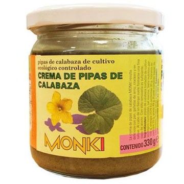 Crema de Pipas de Calabaza envase de 330g de la marca Monki (Cremas de otros Frutos Secos)