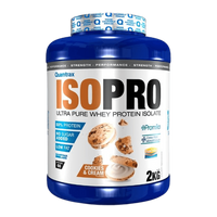 Isopro CFM bote de 2kg hecho por Quamtrax en la categoría proteína de aislado de suero isolate