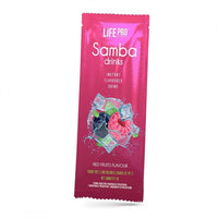 Samba Drink presentación de 9g de LifePRO en la sección de edulcorantes y saborizantes