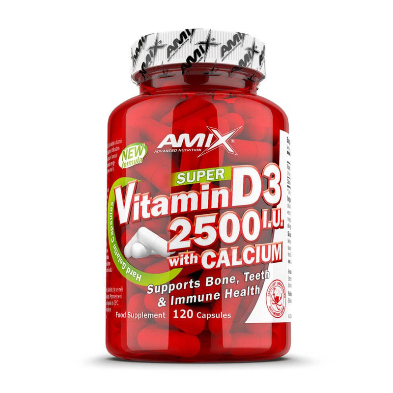 Vitamin D3 2500 IE + Calcium von Amix Nutrition - Amix Nutrition 0