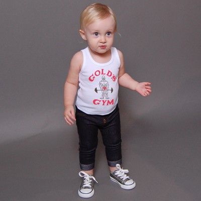 Gold S Gym Classic Joe Baby Gym T-Shirt - Gold's Gym 2