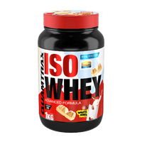 IsoWhey de 1kg hecho por Quamtrax suplemento de la sección proteína de aislado de suero isolate