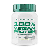 100% Vegan Protein envase de 1kg complemento alimenticio de proteína vegetal y veganos de la marca Scitec Nutrition
