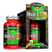 Hell's NO2 bote de 100 cápsulas - pre entreno del fabricante Amix Muscle Core