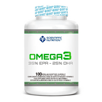 Omega 3 en 100 softgels hecho por Scientiffic Nutrition