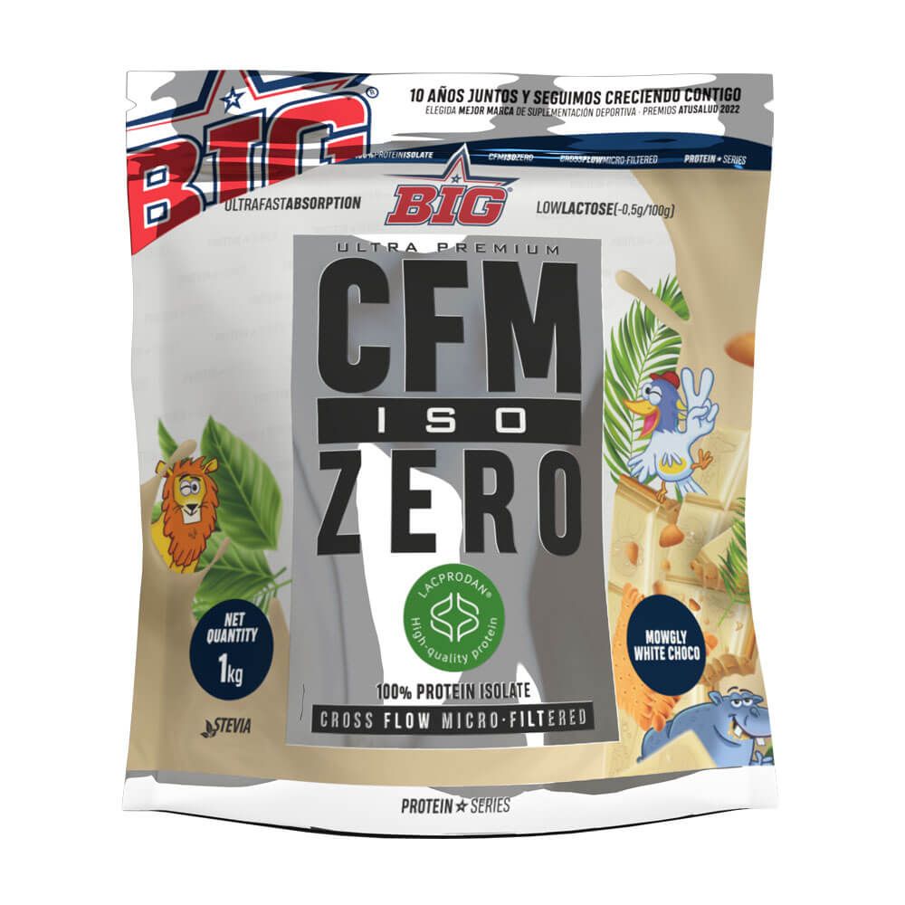 CFM ISO Zero de 1kg por BIG en la sección de proteína de aislado de suero isolate