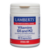 Vitamina D3 y K2 presentación de 60 cápsulas del fabricante Lamberts