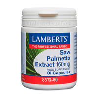 Extracto de Saw Palmetto 160mg presentación de 60 cápsulas de la categoría prostata por Lamberts