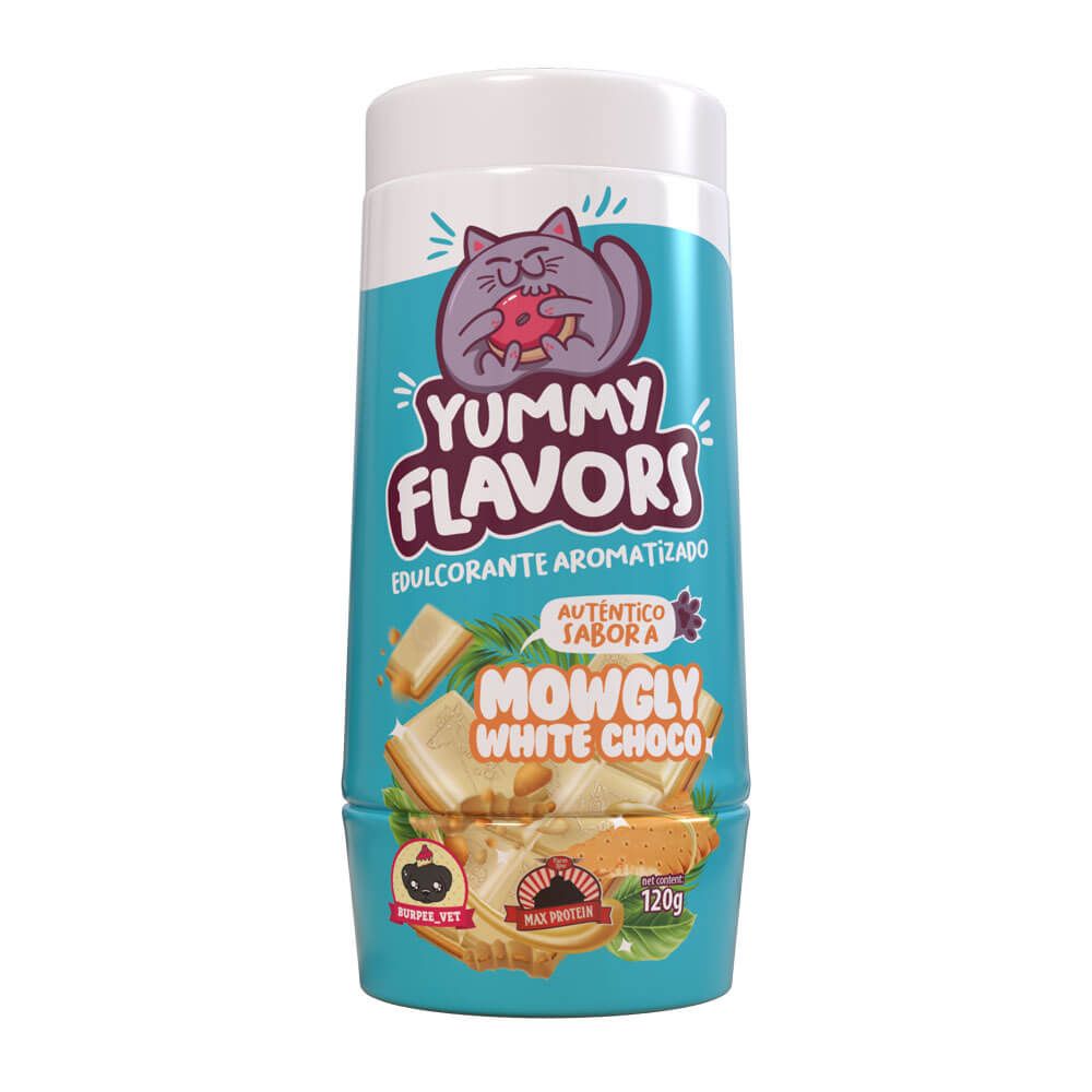 Yummy Flavors presentación de 120g de la marca Max Protein suplemento de edulcorantes y saborizantes