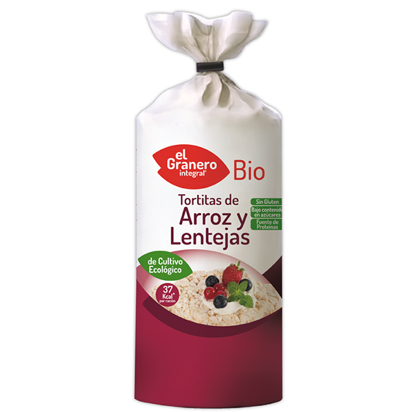 Bio-Reis- und Linsenkuchen von El Granero Integral - El Granero Integral 0