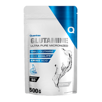 Glutamina 100% Pura bote de 500g hecho por Quamtrax