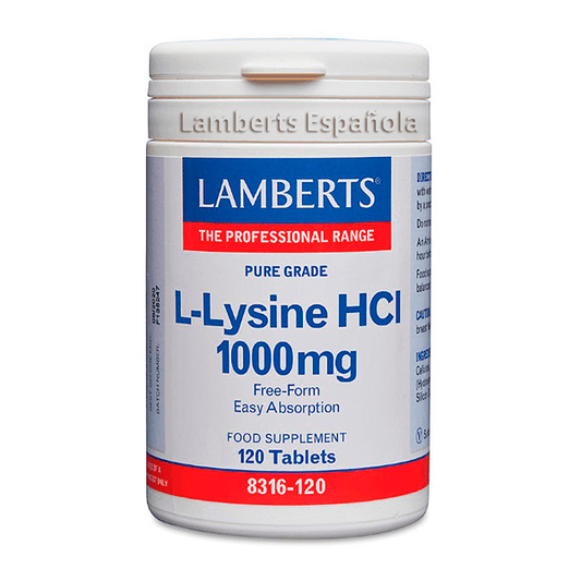 L-Lysin HCI 1000 mg – 120 Lamberts-Tabletten der Marke Lamberts in Andere Aminosäuren