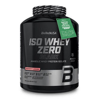 Iso Whey Zero Black envase de 1816g de Biotech USA suplemento de proteína de aislado de suero isolate