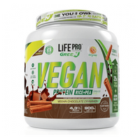 Vegan Protein envase de 900g del fabricante LifePRO complemento alimenticio de proteína vegetal y veganos