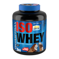 IsoWhey en 2kg de Quamtrax complemento alimenticio de proteína de aislado de suero isolate
