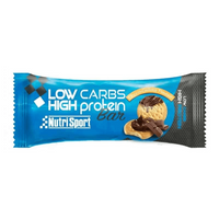 Barrita Low Carbs High Protein envase de 60g por Nutrisport complemento alimenticio de barritas de proteinas