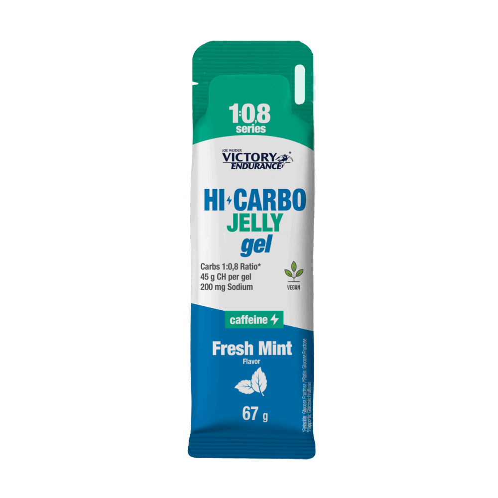 Gel Hi Carbo Jelly Gel mit Koffein 1:0,8 Series von Victory Endurance