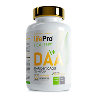 DAA Ácido Aspártico 750mg de 120 cápsulas veganas de la marca LifePRO de la categoría complejos testosterona