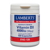 Vitamina D3 4000IU en 120 cápsulas por Lamberts