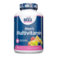 Multivitaminas y Mineral para Hombres envase de 60 tabletas en la sección de complejos multivitaminicos hecho por Haya Labs