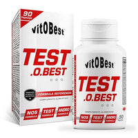 TestoBest presentación de 90 cápsulas vegetales hecho por VitoBest en la sección de complejos testosterona